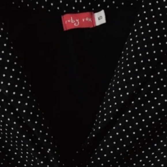 Black Vintage 50's Pinup Rockabilly Dress - Picture 3 of 4